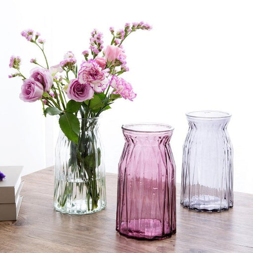 rustic glass vase