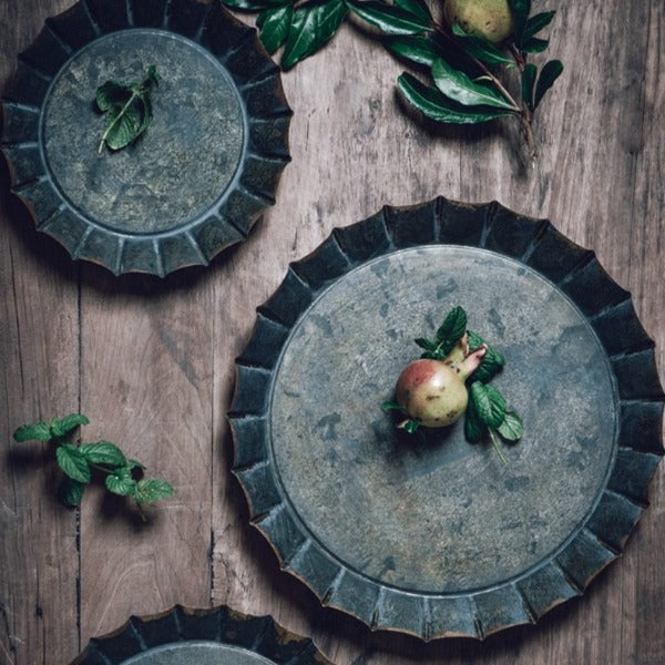 rustic iron tray